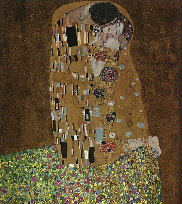 Gustav Klimt The Kiss oil painting image